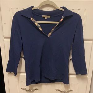 3 Quarter Sleeve Burberry Polo